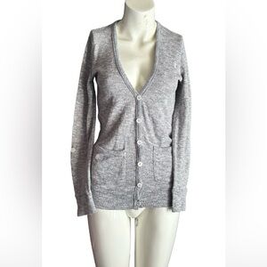 Obey Grey Button-up Cardigan